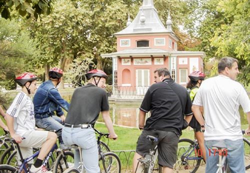 Parque del Retiro en bicicleta