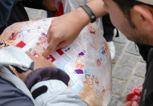 Gymkhana urbana fotográfica